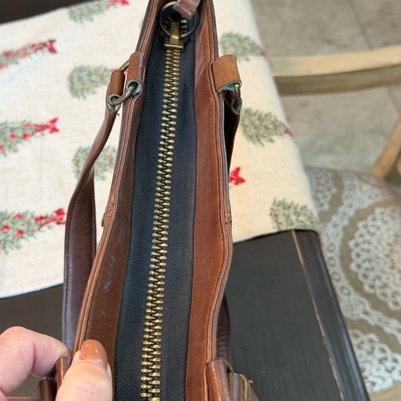 Coach vintage Bonnie Cashin Skinny tote Brown Leather Interior Bag - Picture 10 of 12